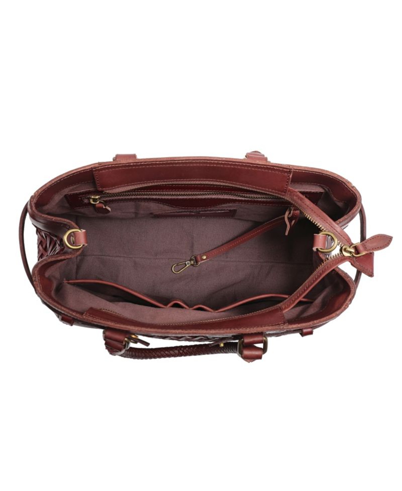 Lantana Medium Leather Satchel Bag