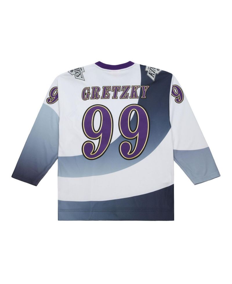 Men's Wayne Gretzky White Los Angeles Kings 1995-96 Power Play Jersey