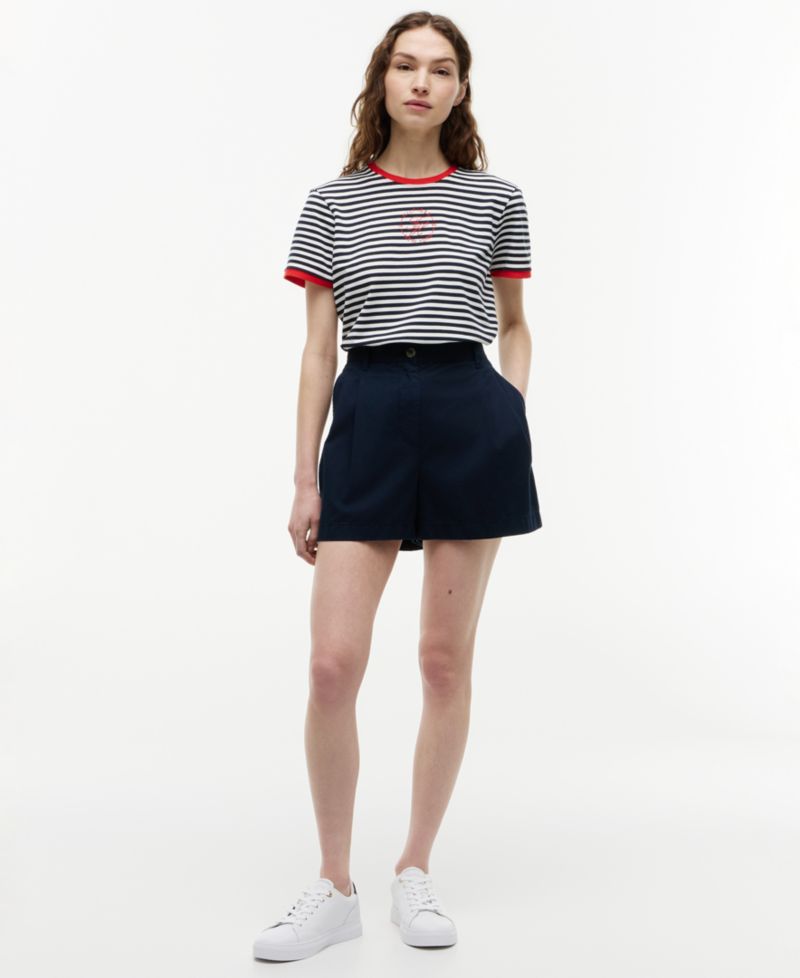 Women's Stripe Short-Sleeve T-Shirt