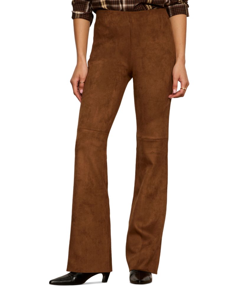 Women's Sashay Faux-Suede Flare Leggings