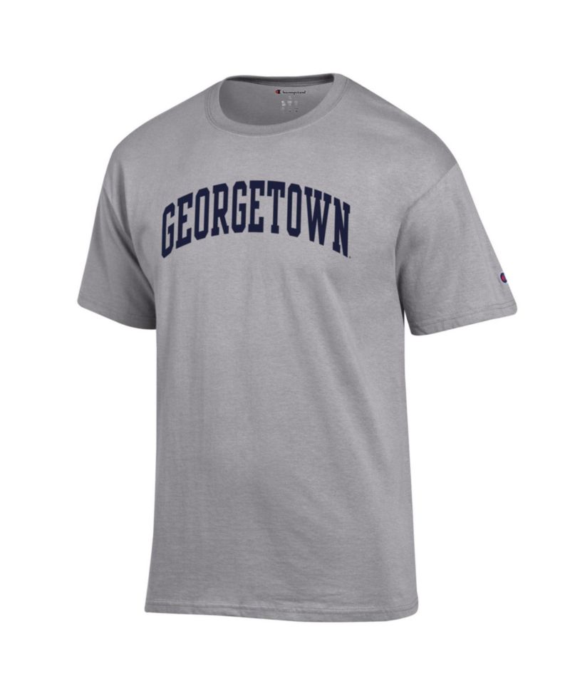 Men's Heather Gray Georgetown Hoyas Basic Arch T-Shirt