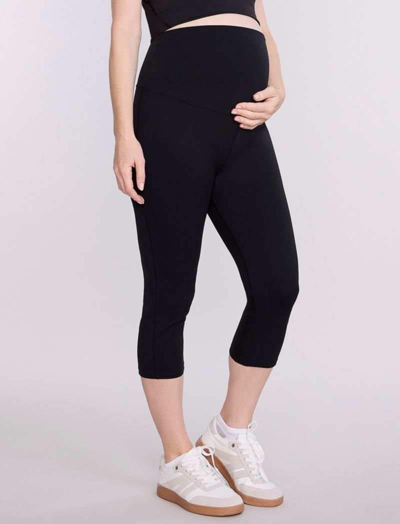 Women's Over the Belly Active Capri Legging - Motherhood