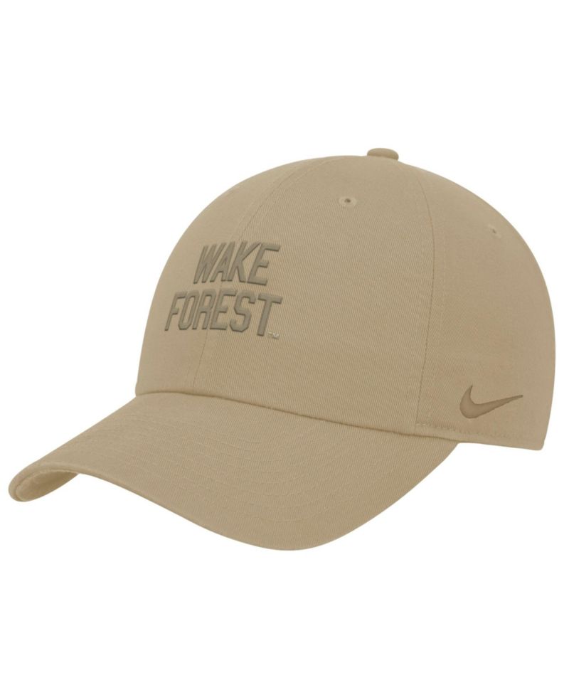 Men's Beige Wake Forest Demon Deacons Club Adjustable Hat