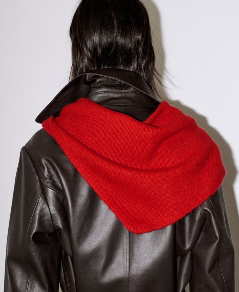 Women's Selection Cashmere Wool-Blend Triangular Scarf