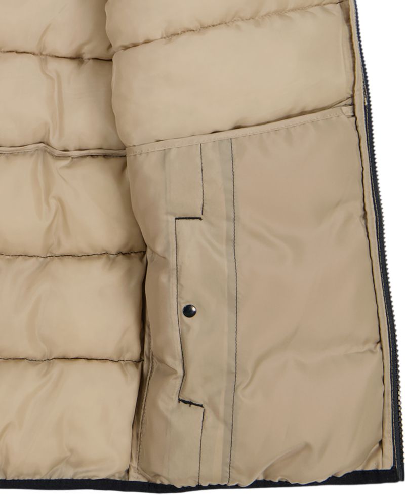 Boys' 8-20 Logo Full-Zip Puffer Hooded Jacket