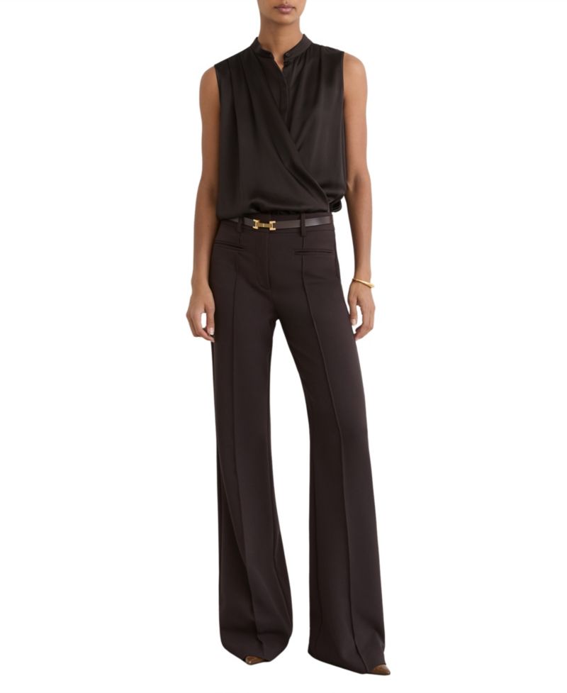 Women's Gia Silk Draped Blouse