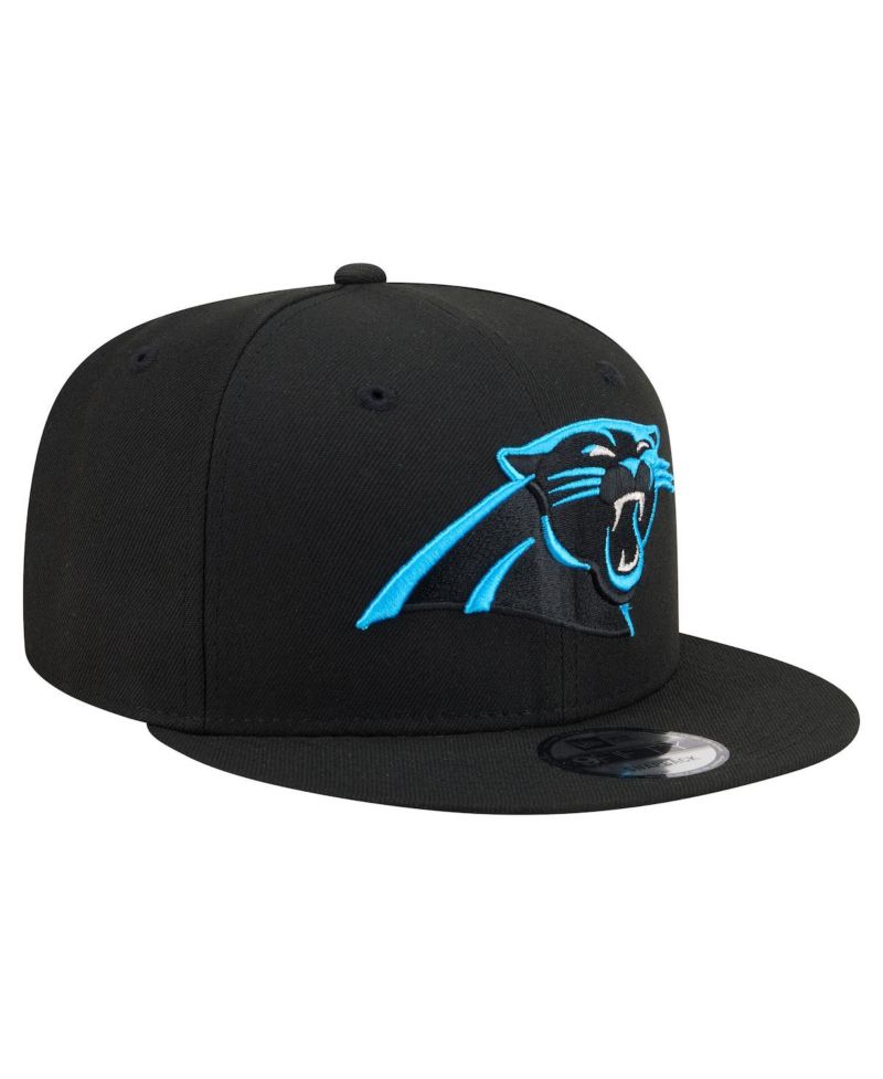 Men's Black Carolina Panthers 9FIFTY Snapback Hat