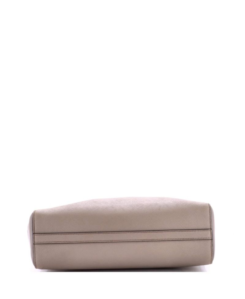 Medium Convertible Open Tote Saffiano Leather