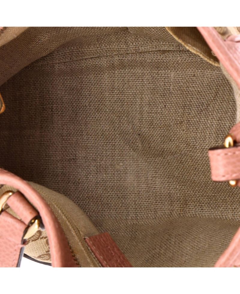 Small Bree Tote GG Canvas with Leather