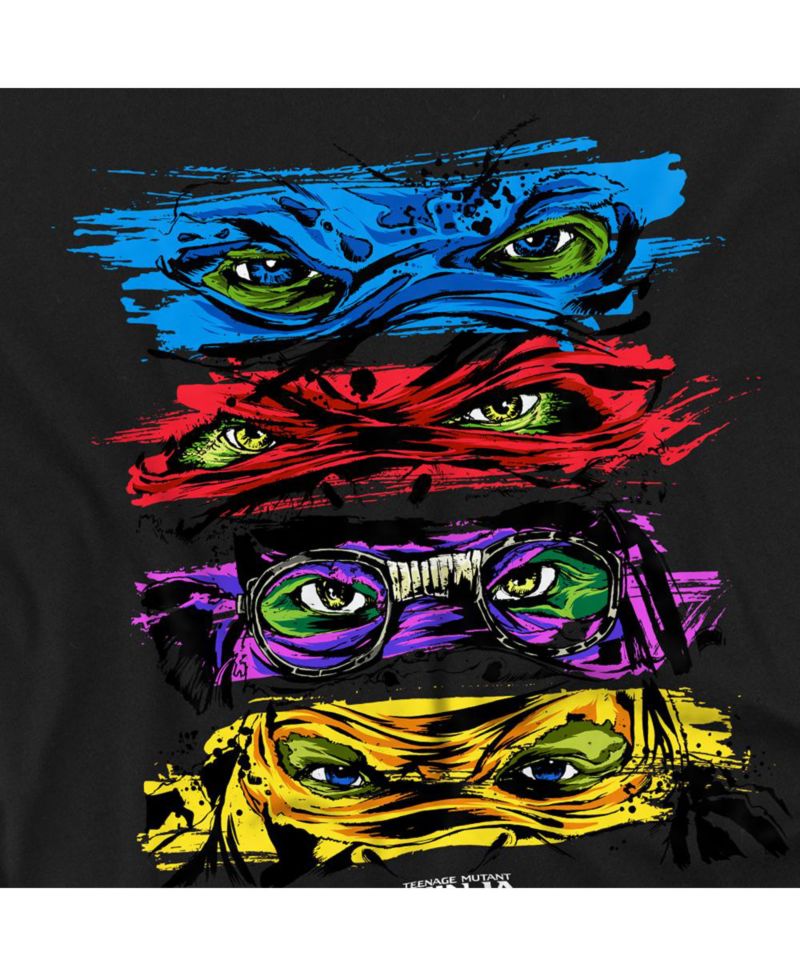 Men's Out Of The Shadows Group Stacked Masks T-Shirt