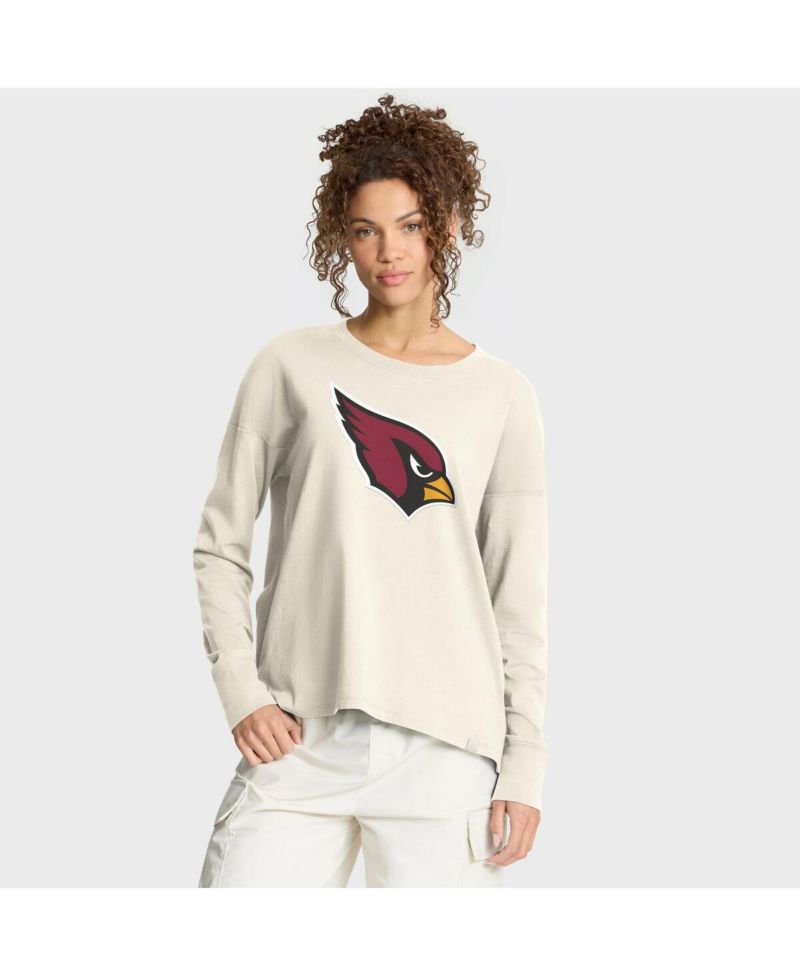 Women's Cream Arizona Cardinals Dove Legacy Long Sleeve T-Shirt