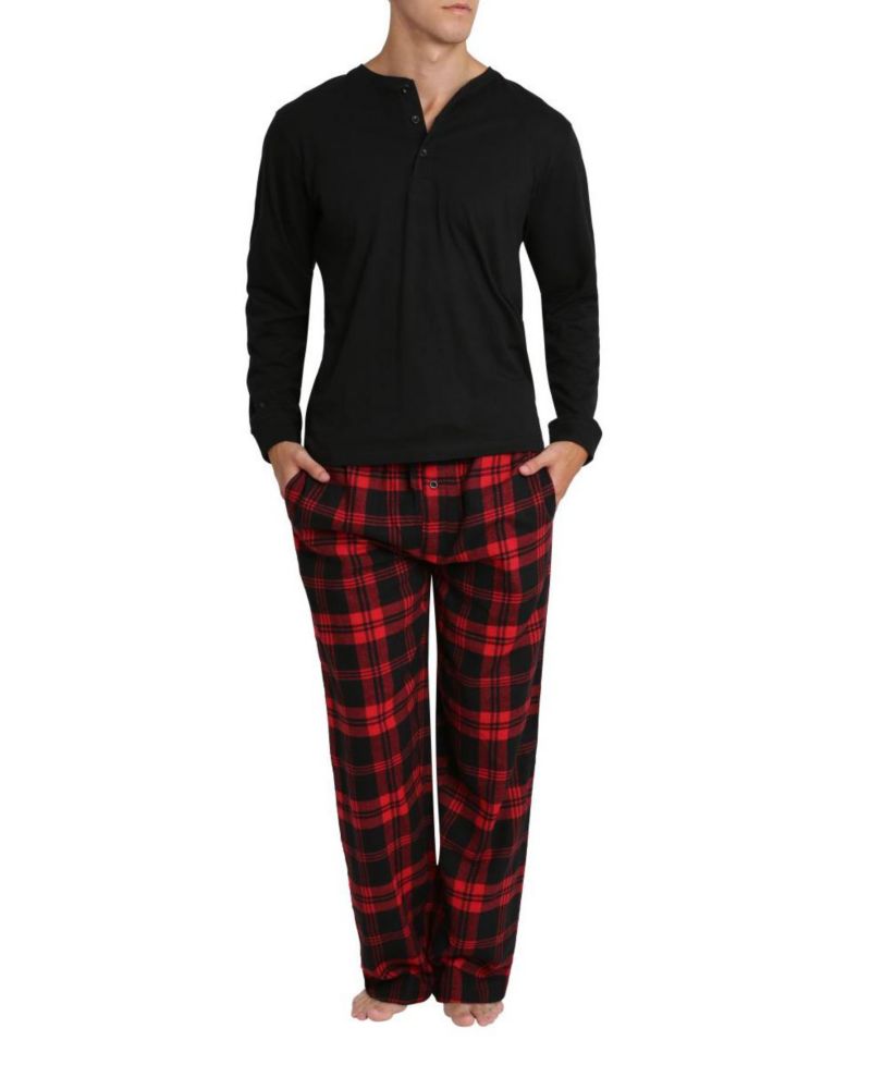 Sleep Hero Men's Flannel Pajama Set