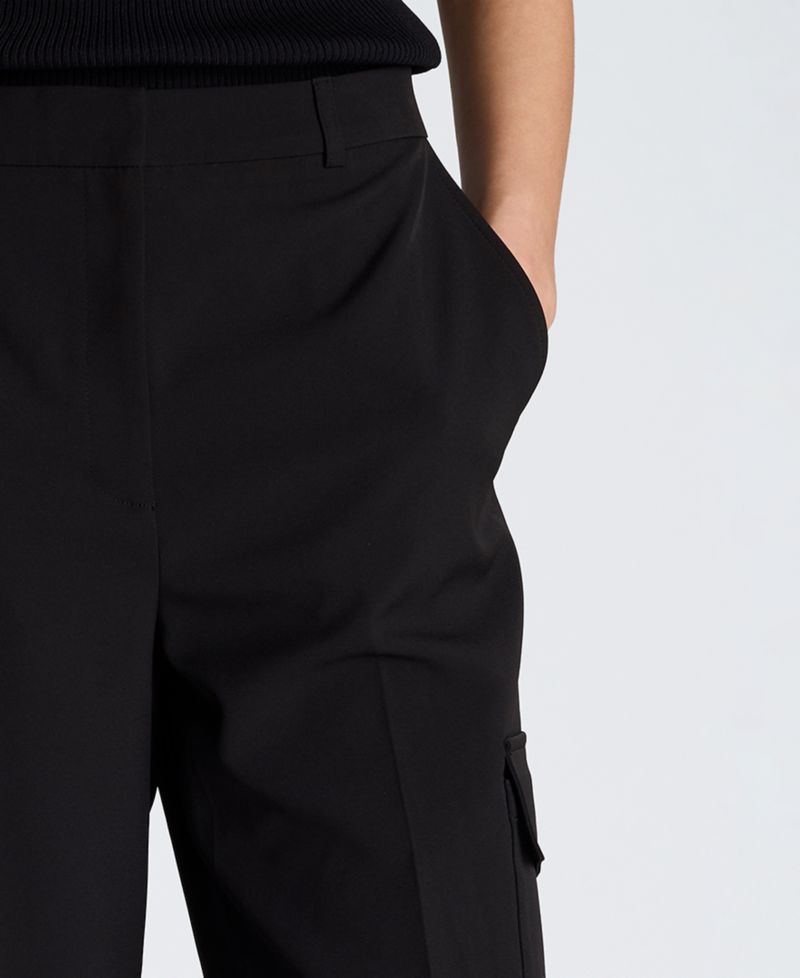 Women's High-Rise Wide-Leg Cargo Shorts