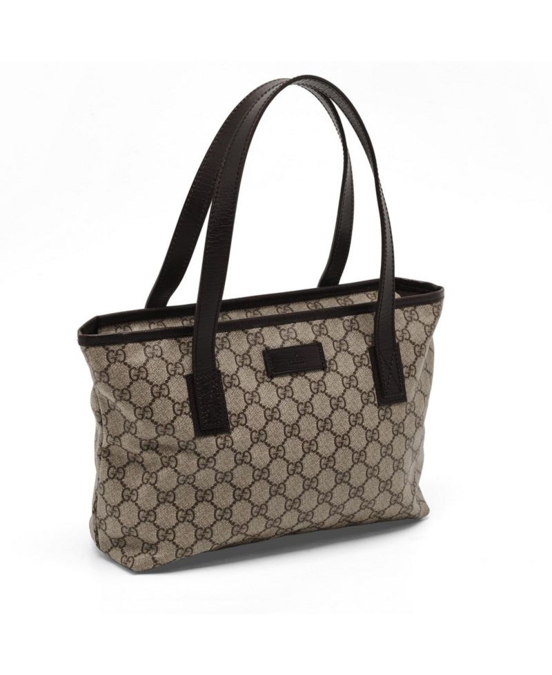 Bamboo Shopper Leather Tote