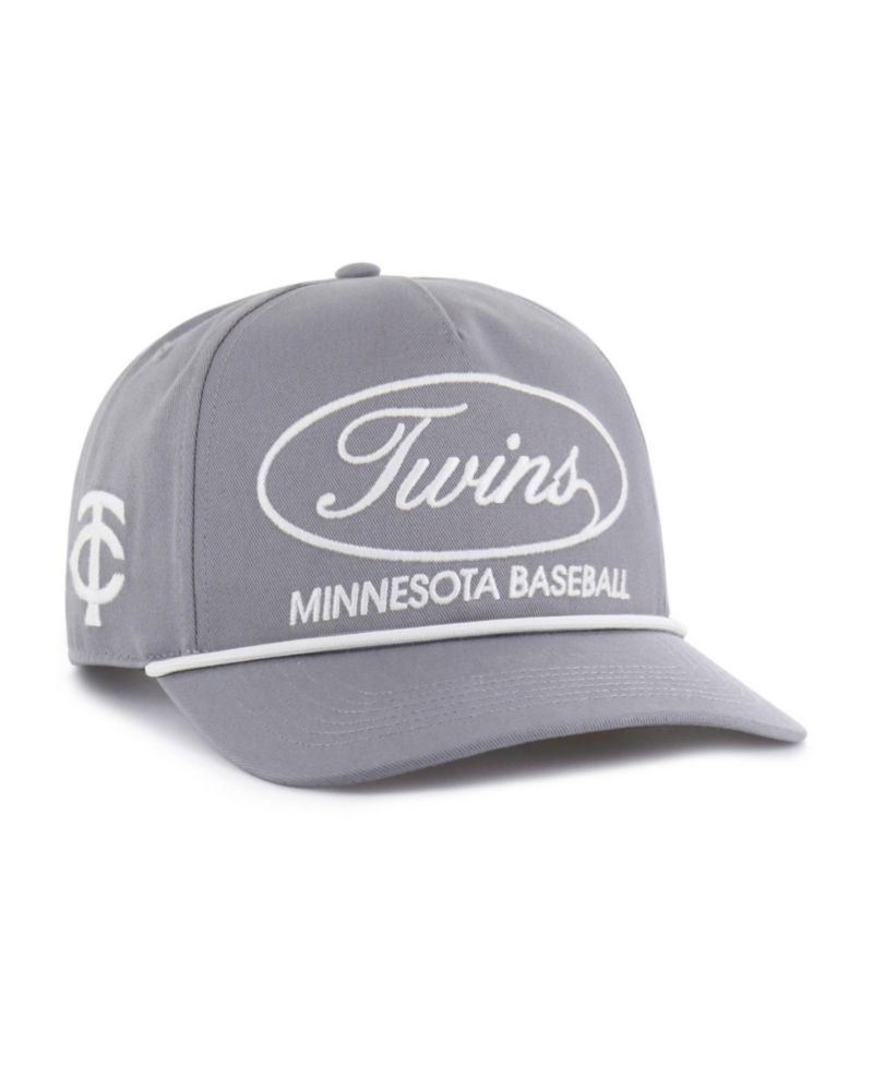 47 Brand Men's Gray Minnesota Twins Foundational Hitch Adjustable Hat