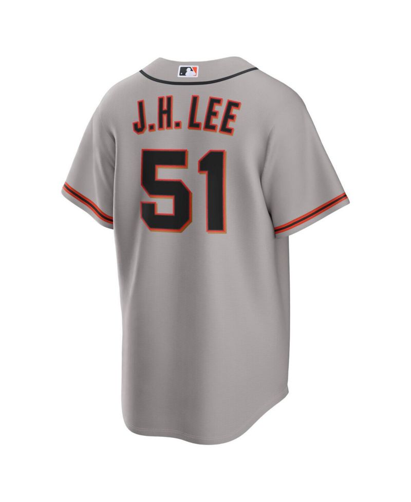 Men's Jung Hoo Lee Gray San Francisco Giants Road Replica Jersey