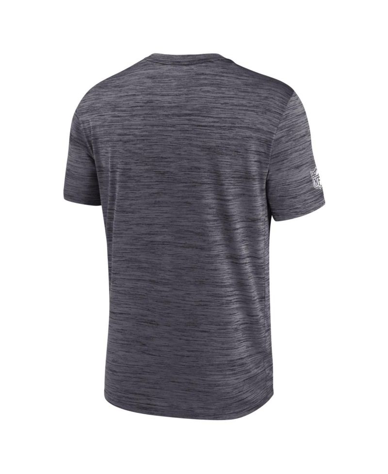 Men's Black Las Vegas Raiders Big & Tall Sideline Velocity Performance T-Shirt
