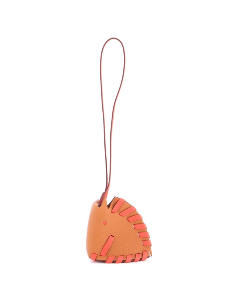 Cheval Tresse Bag Charm Leather