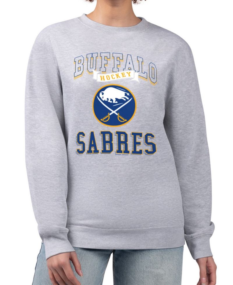 Women's Buffalo Sabres Fleece Crew Neck Pullover Sweatshirt