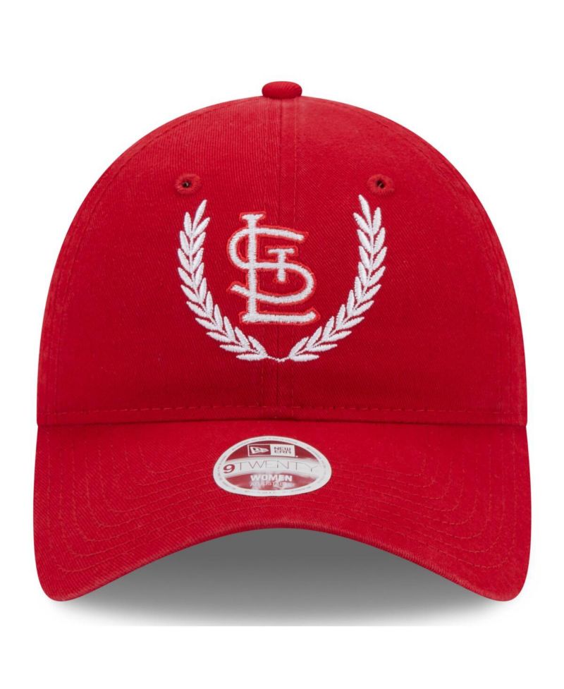 Women's Red St. Louis Cardinals Leaves 9TWENTY Adjustable Hat