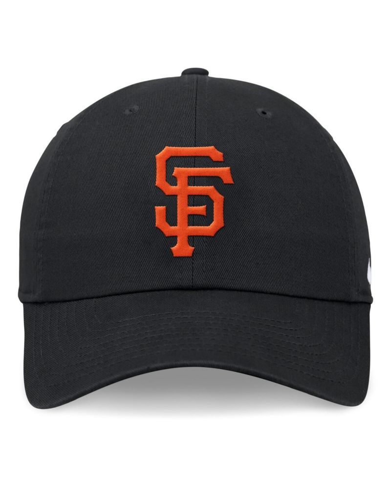 Men's Black San Francisco Giants Evergreen Club Adjustable Hat