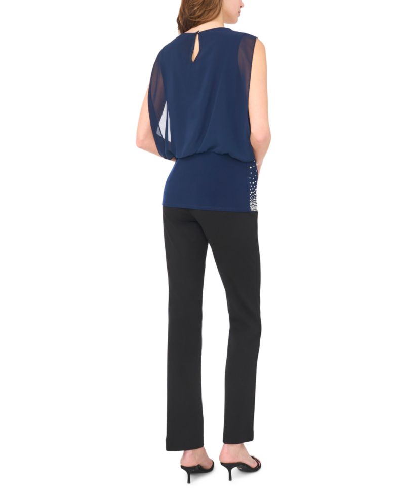 Women's Crew Neck Sleeveless Top