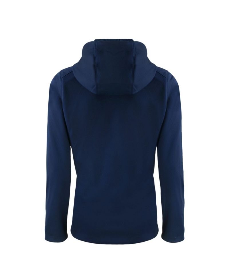 Women's Navy New York Yankees Evoke Eco Softshell Full-Zip Hoodie Jacket