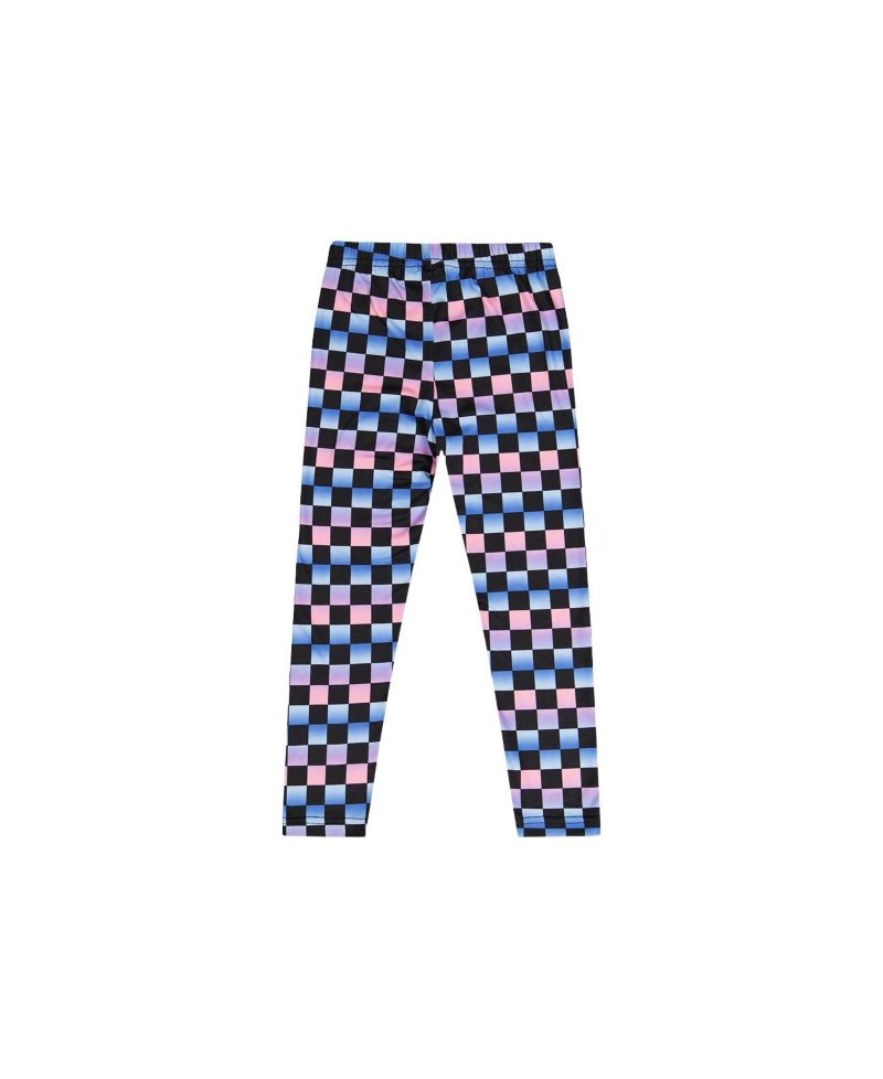 Little and Big Girl (6-12) Leggings Checkered Print