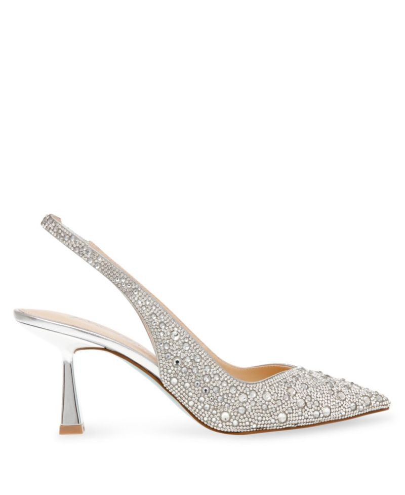 Clark Rhinestone Slingback Pumps