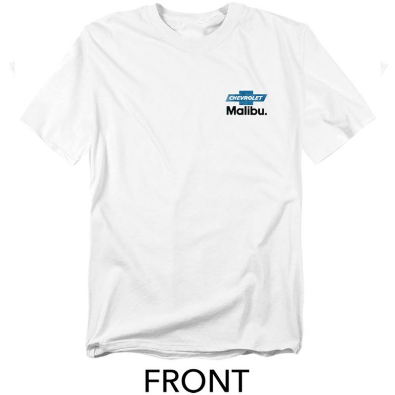 Men's Chevrolet Malibu Ad Front Back T-Shirt