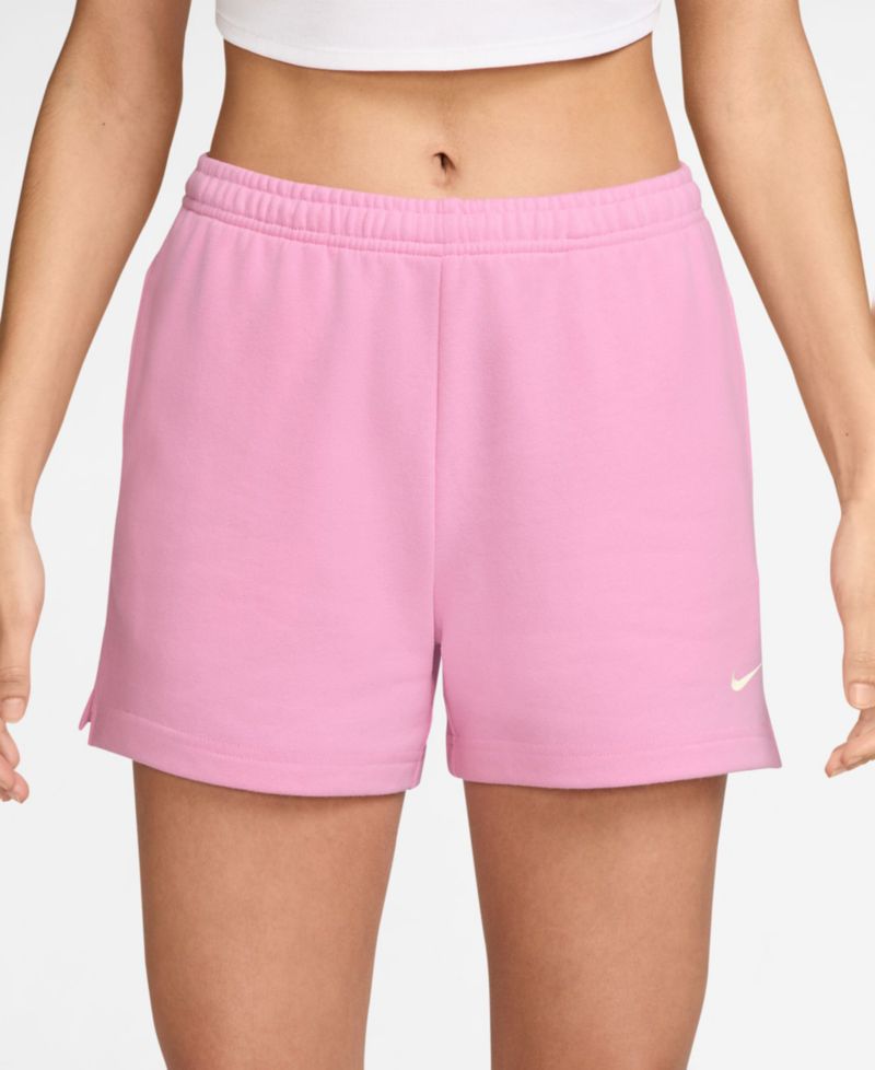 Women's Studio Fleece Mid-Rise 4" Shorts