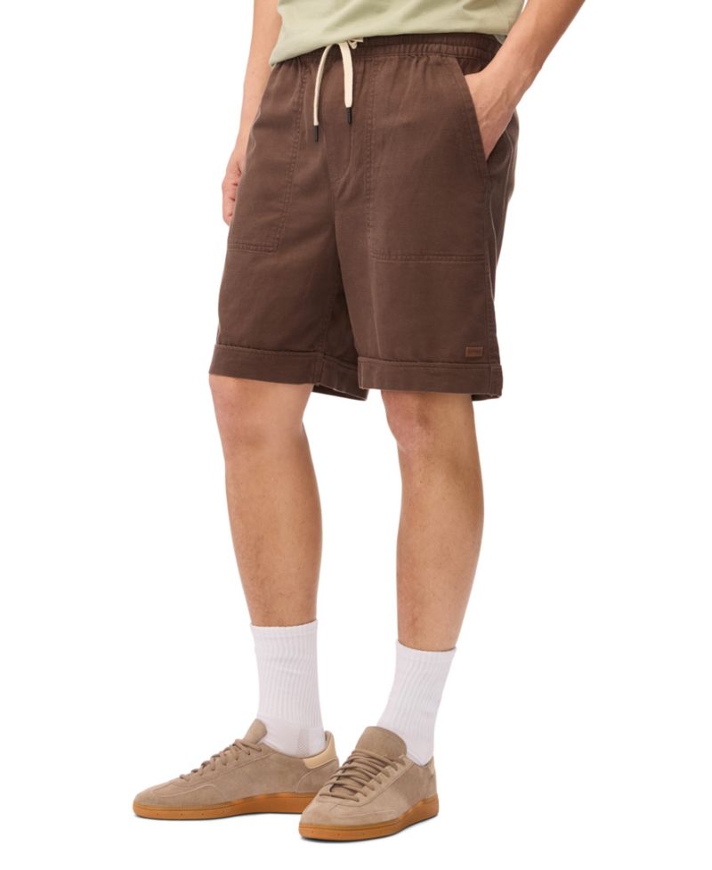 Men’s Twill Drawstring Shorts 9"