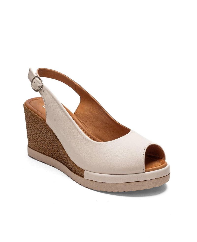 Women's Helina Leather Wedge Sandal