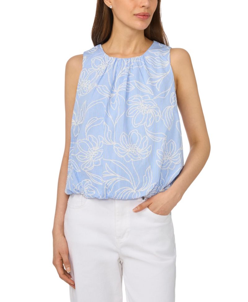 Women's Sleeveless Bubble Top