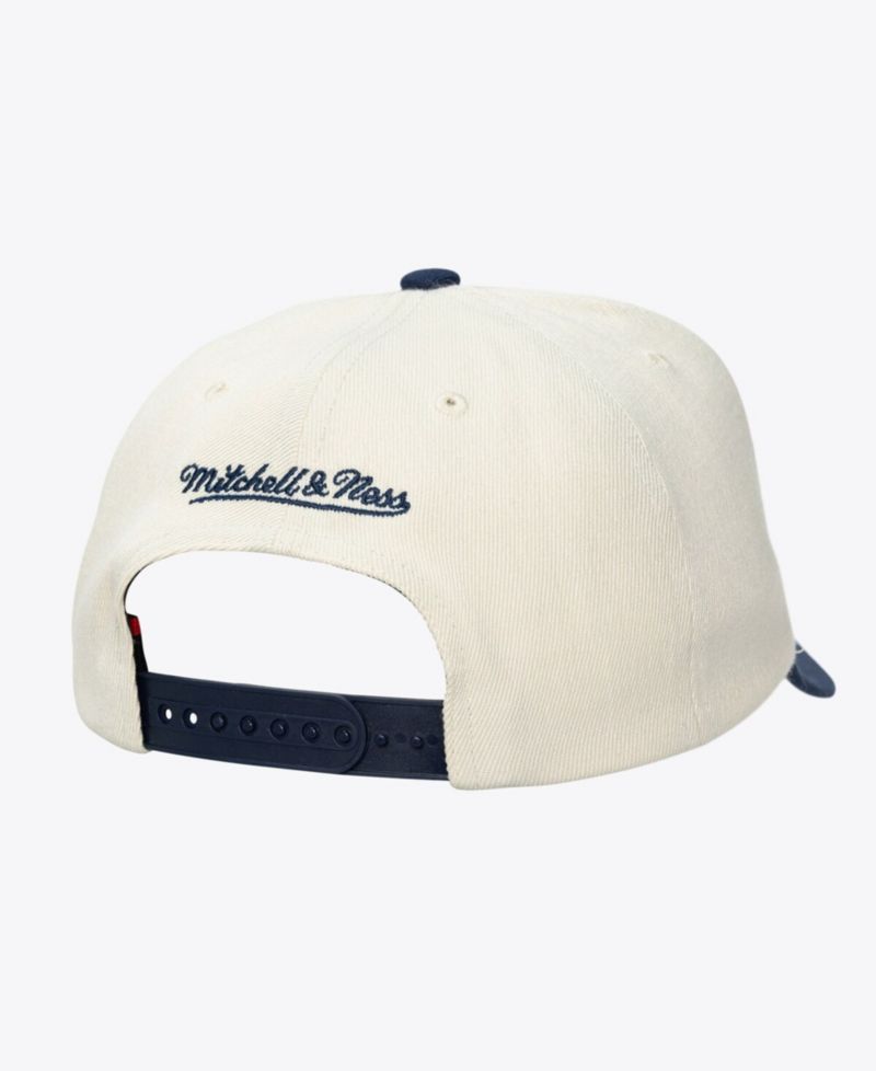 Men's and Women's Cream Boston Red Sox Retro Lines Stretch Snapback Hat