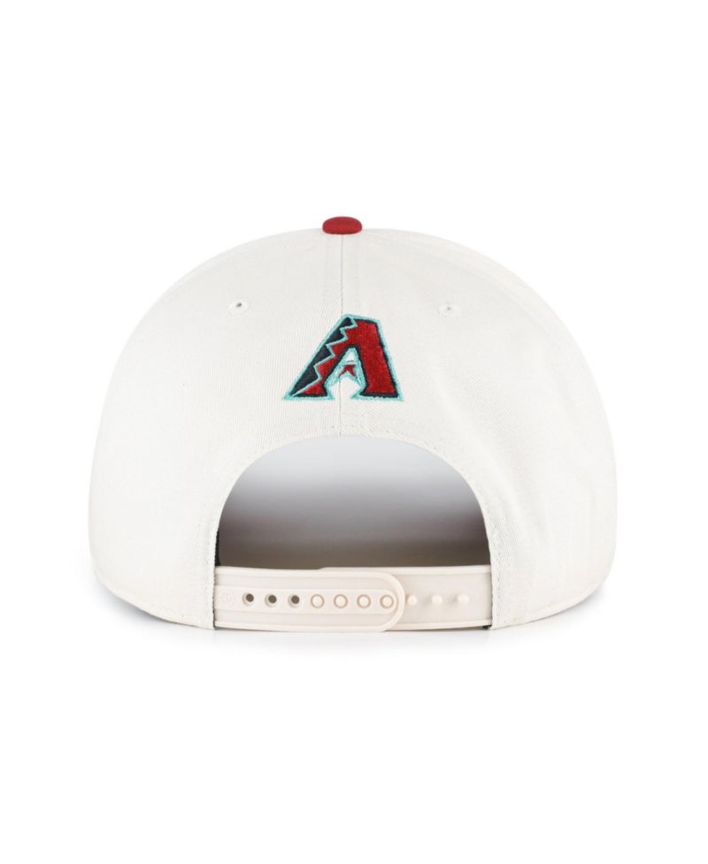 Men's and Women's '47 Natural/Red Arizona Diamondbacks Rope Script Hitch Adjustable Hat