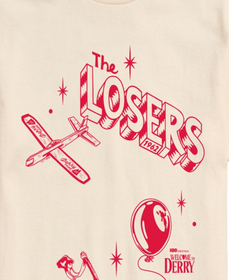 Men's Welcome to Derry The Losers Short-Sleeve Graphic T-Shirt