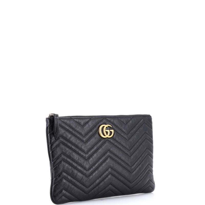 GG Marmont Clutch Matelasse Leather