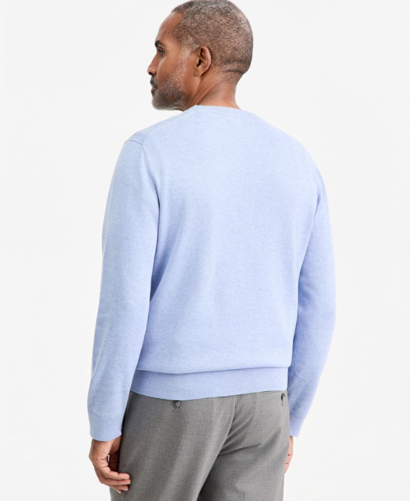 Men's Supima Cotton Crewneck Sweater, Macy's Exclusive