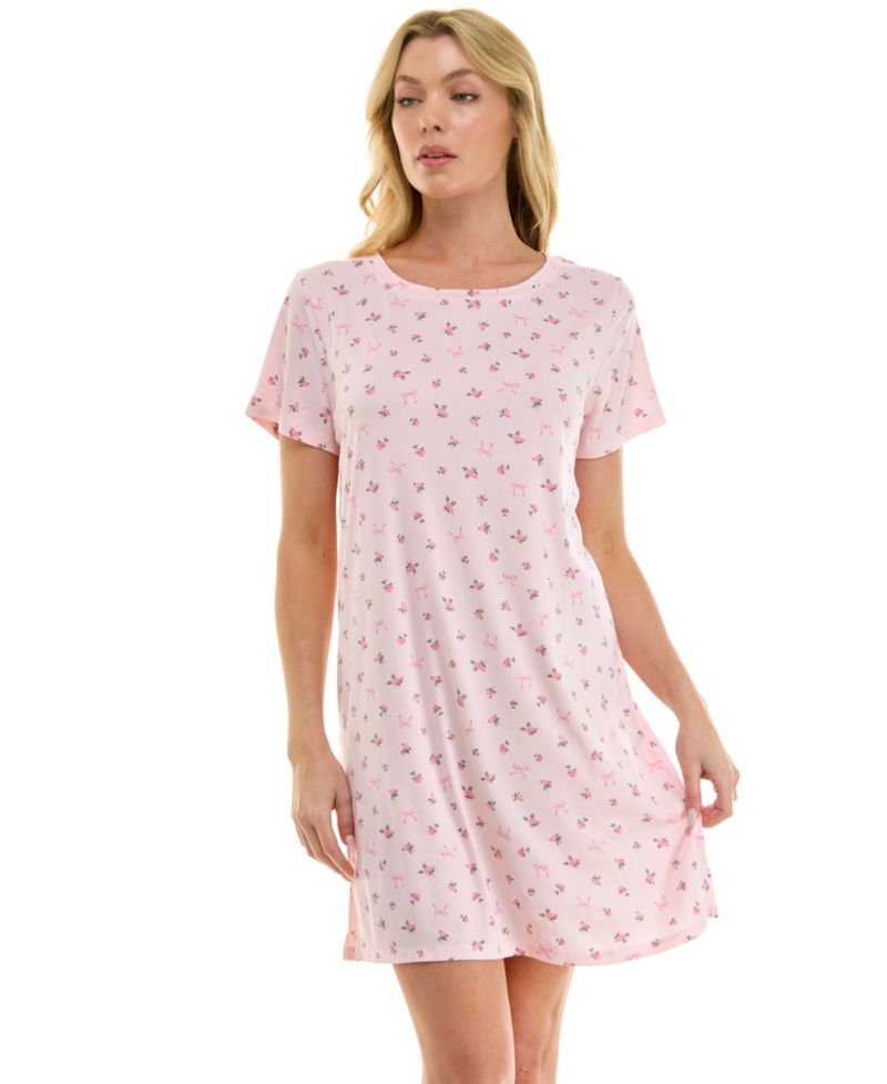 Women's Relaxed Short-Sleeve Sleep Shirt