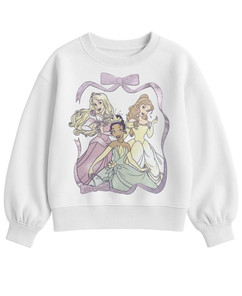 Girls' 2T-6X Princess Long-Sleeve Top and Metallic Pants, 2-Piece Set