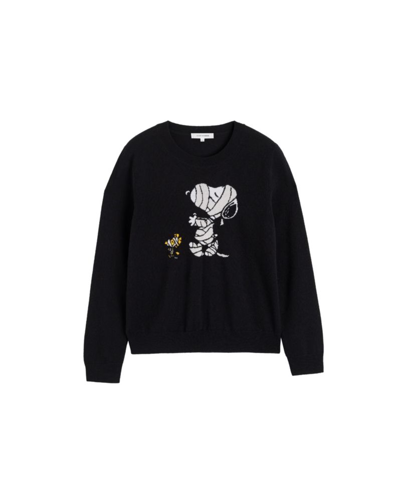Women's Wool-Cashmere Snoopy Mummy Sweater