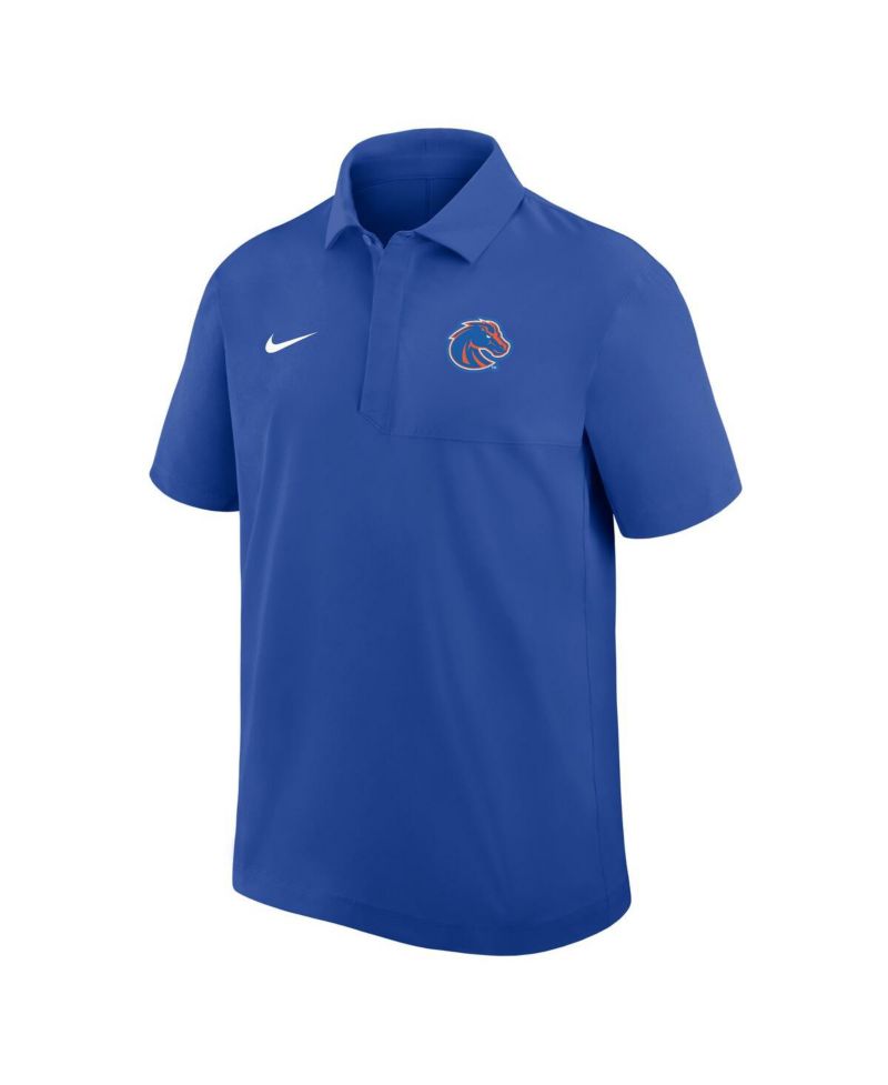 Men's Royal Boise State Broncos Woven Polo Shirt