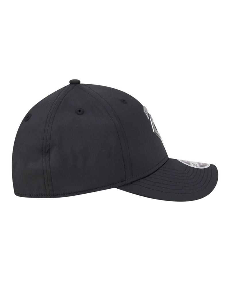 Men's Black Minnesota Twins Metallic 39THIRTY M-Crown Flex Hat