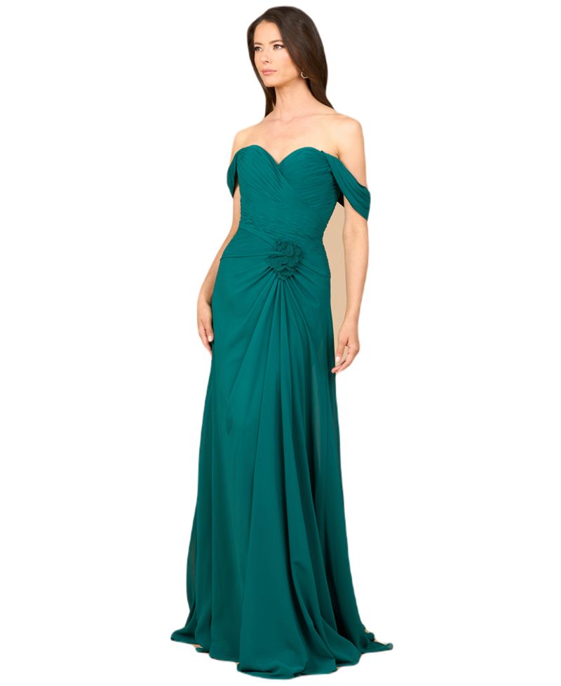 Women's Off Shoulder Chiffon Dress