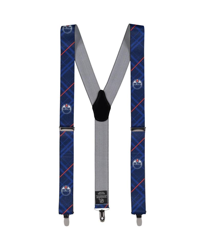 Men's Blue Edmonton Oilers Suspenders