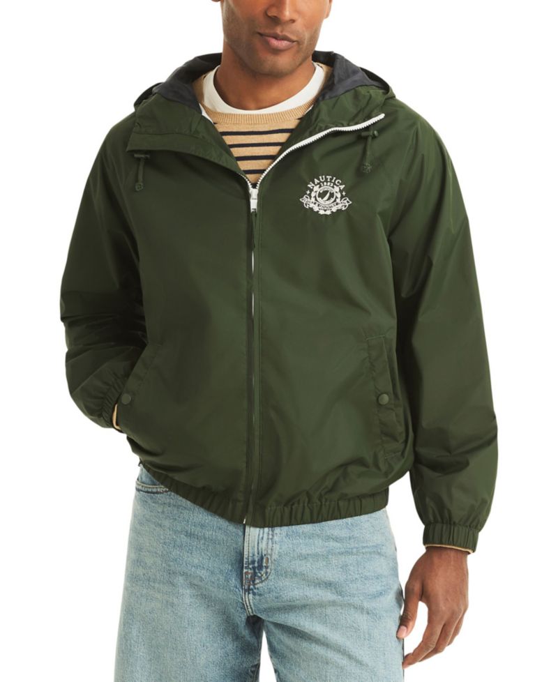 Men's Crest Logo Nylon Jacket