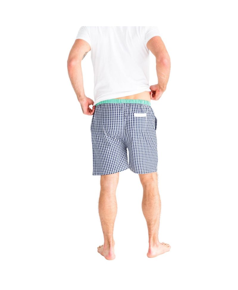 Men’s Organic Cotton Poplin Pajama Sleep Shorts