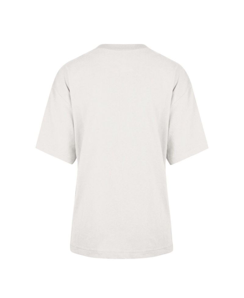 Stoney Clover Lane X Women's Sand Philadelphia Phillies Crossover Base Foundation T-Shirt