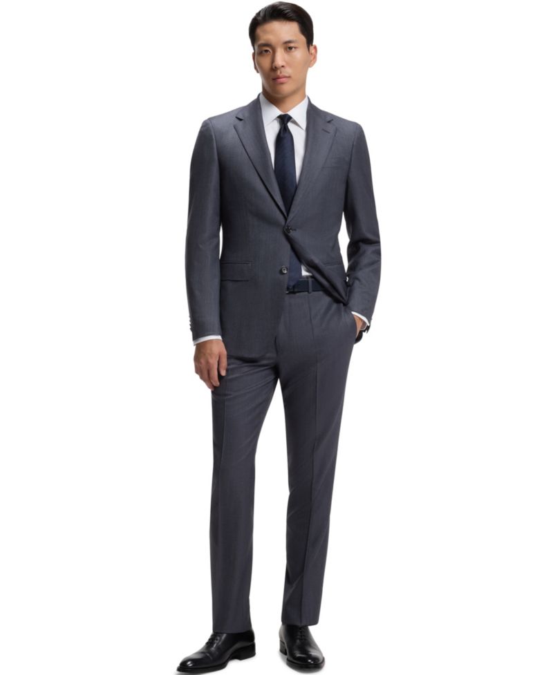 BOSS by Men's Wool 2-Piece Regular-Fit Suit
